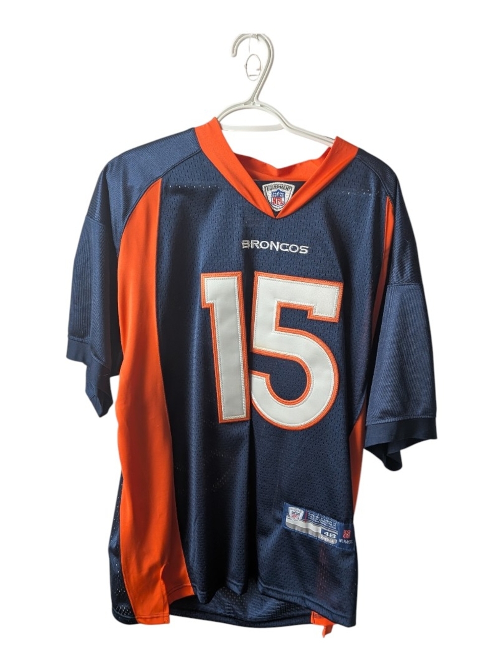 Reebok NFL Denver Broncos Tim Tebow #15 Football Jersey Men's Size 48 Broncos